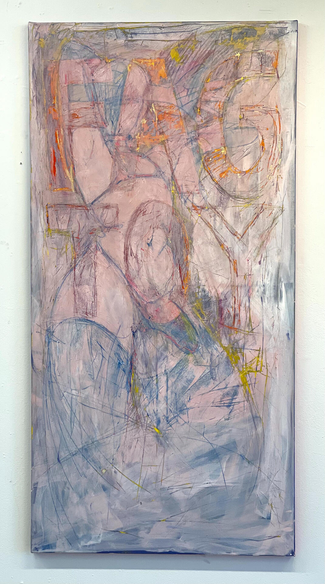 Disposable Skin I, 2021, acrylic on canvas