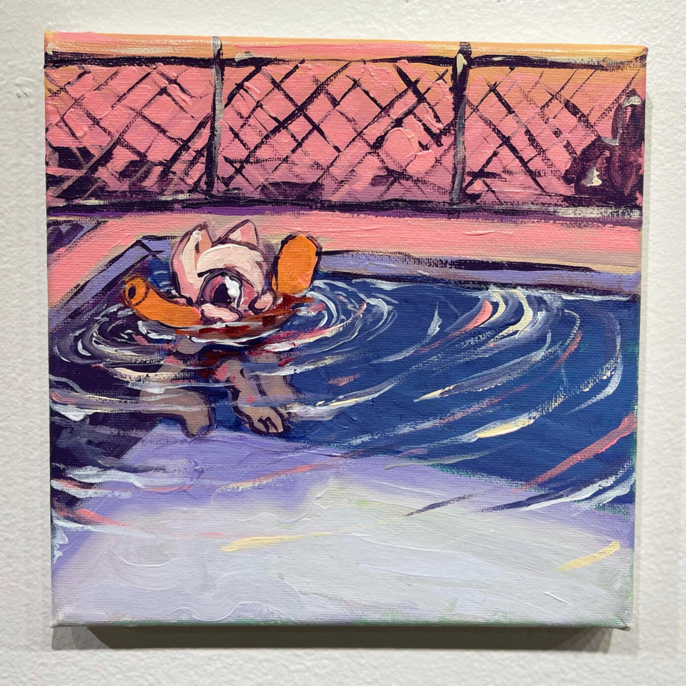 Cringe Compilation IV, 2021, acrylic on canvas