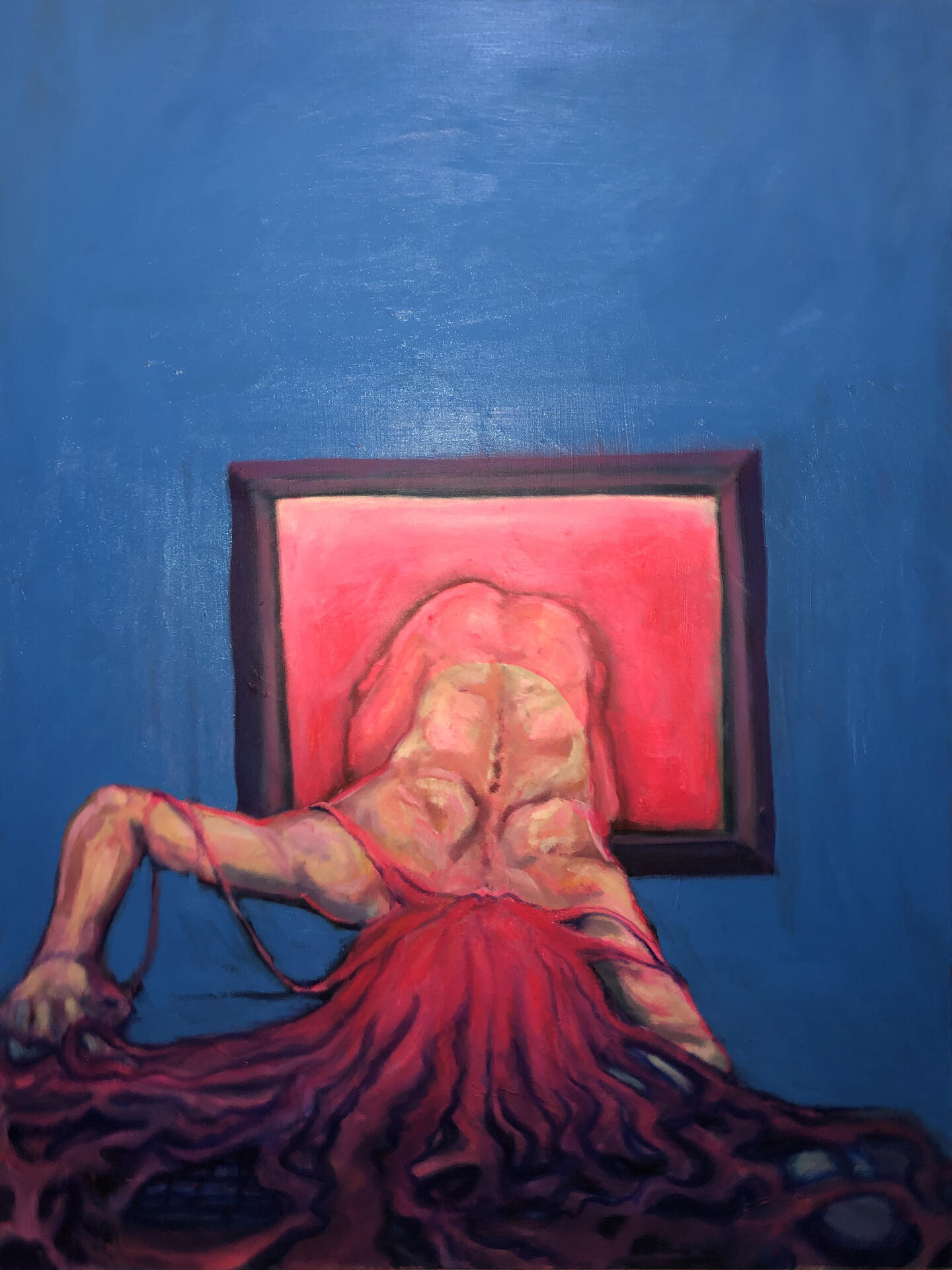 Virtual Journey of Self I, 2019, oil on canvas